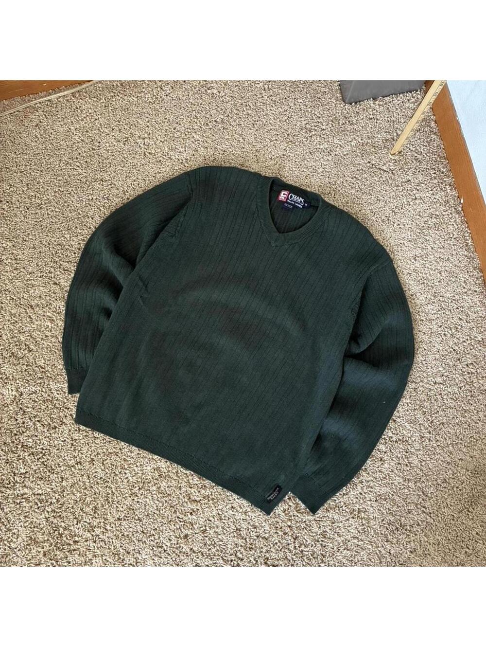 Ralph Lauren Men's Green Jumper